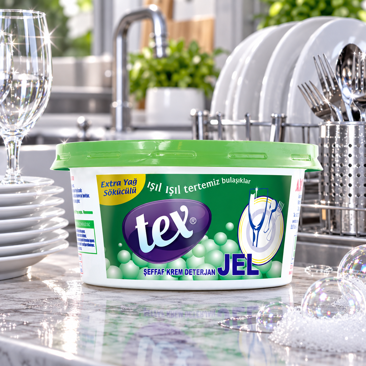 Tex Jel Bulaşık Deterjanı 220 Gr 24 Adet