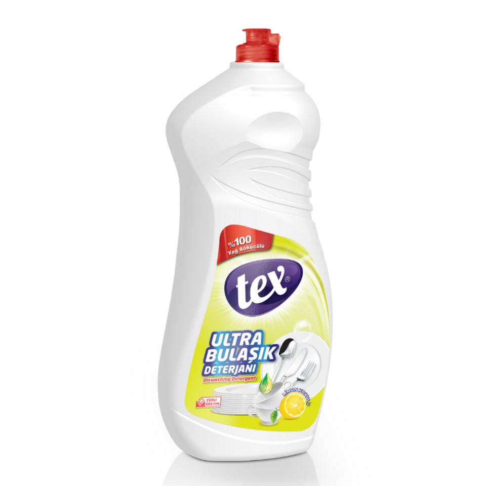 Tex Ultra Sıvı Bulaşık Deterjanı Limon 1350 Ml 12 Adet