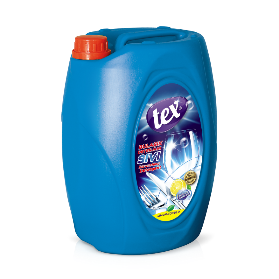 Tex Sıvı Bulaşık Deterjanı Limon 4 Kg 4 Adet