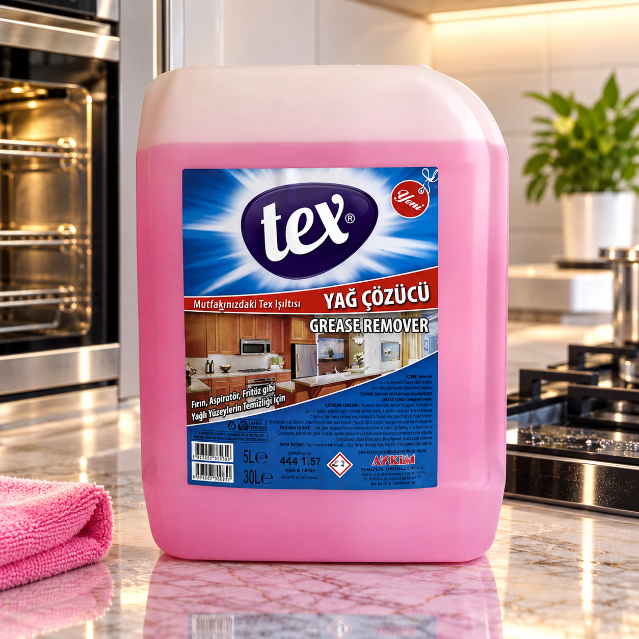 Tex Yağ Çözücü 5 Kg 4 Adet