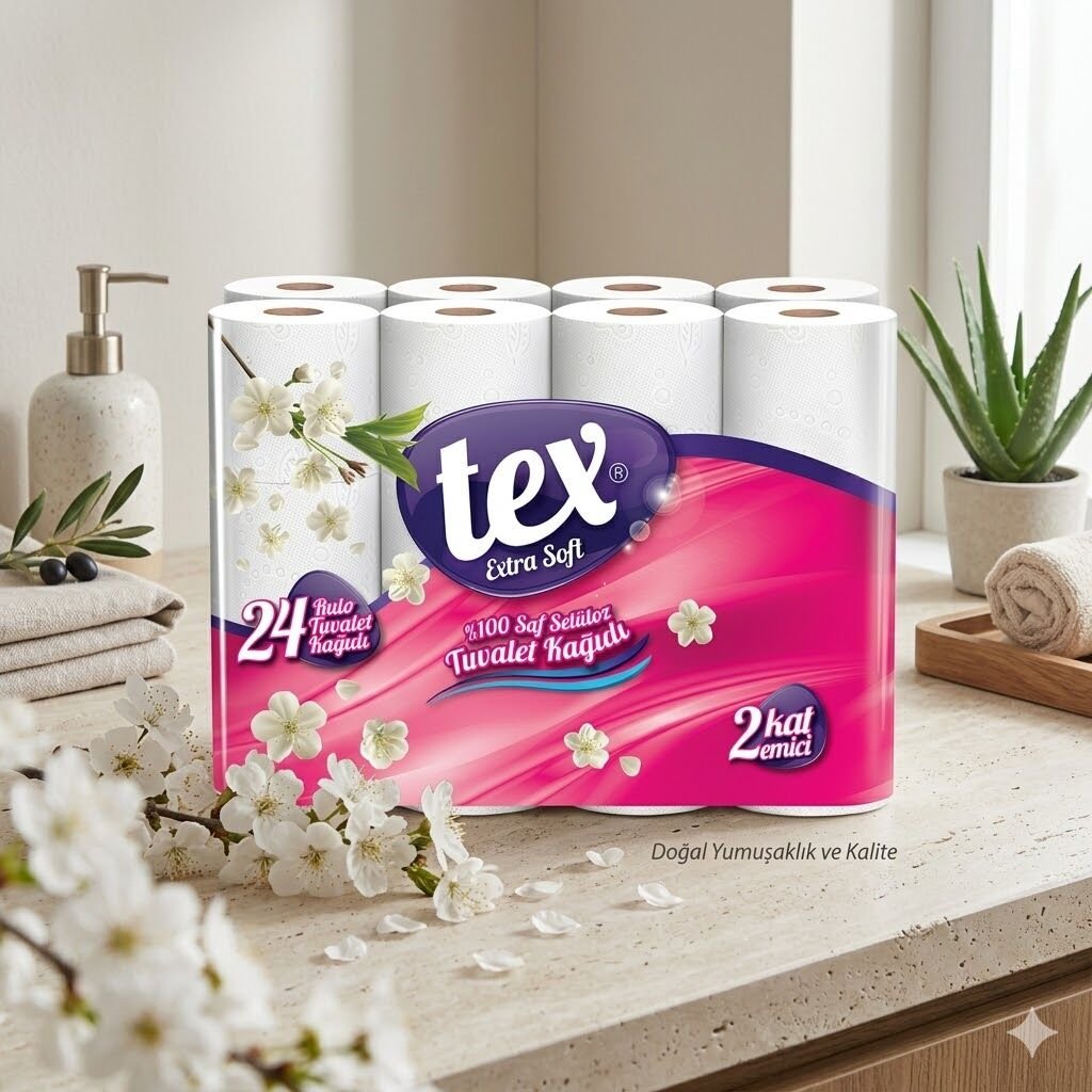 Tex Tuvalet Kağıdı 24*3 72 Rulo