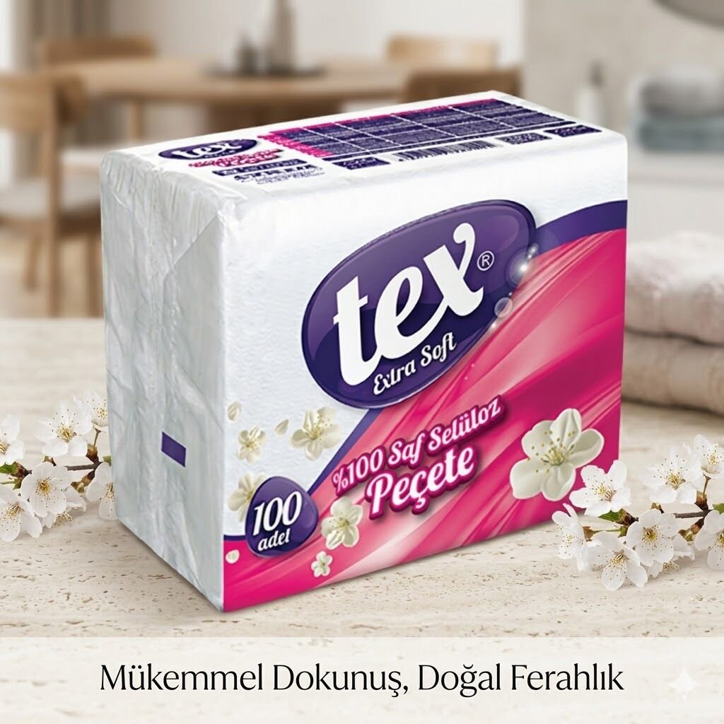 Tex Peçete 24 X 25 100'Lü