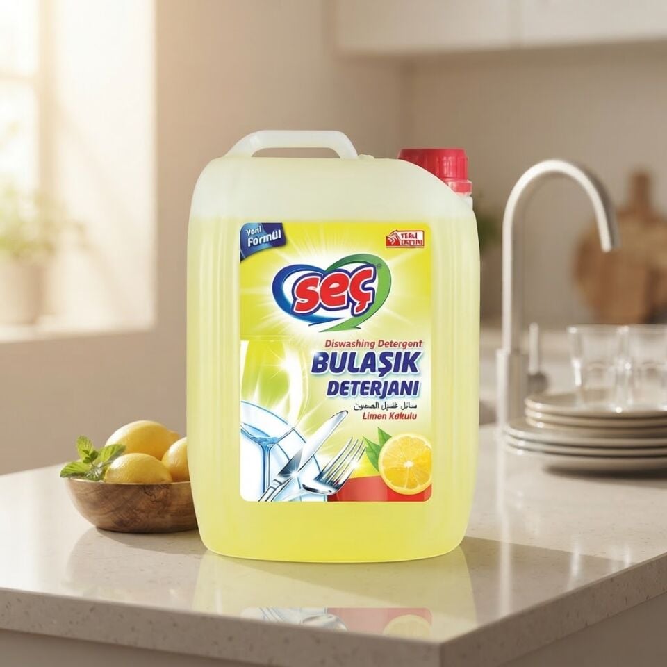 Seç Sıvı Bulaşık Deterjanı Limon 3500 ml