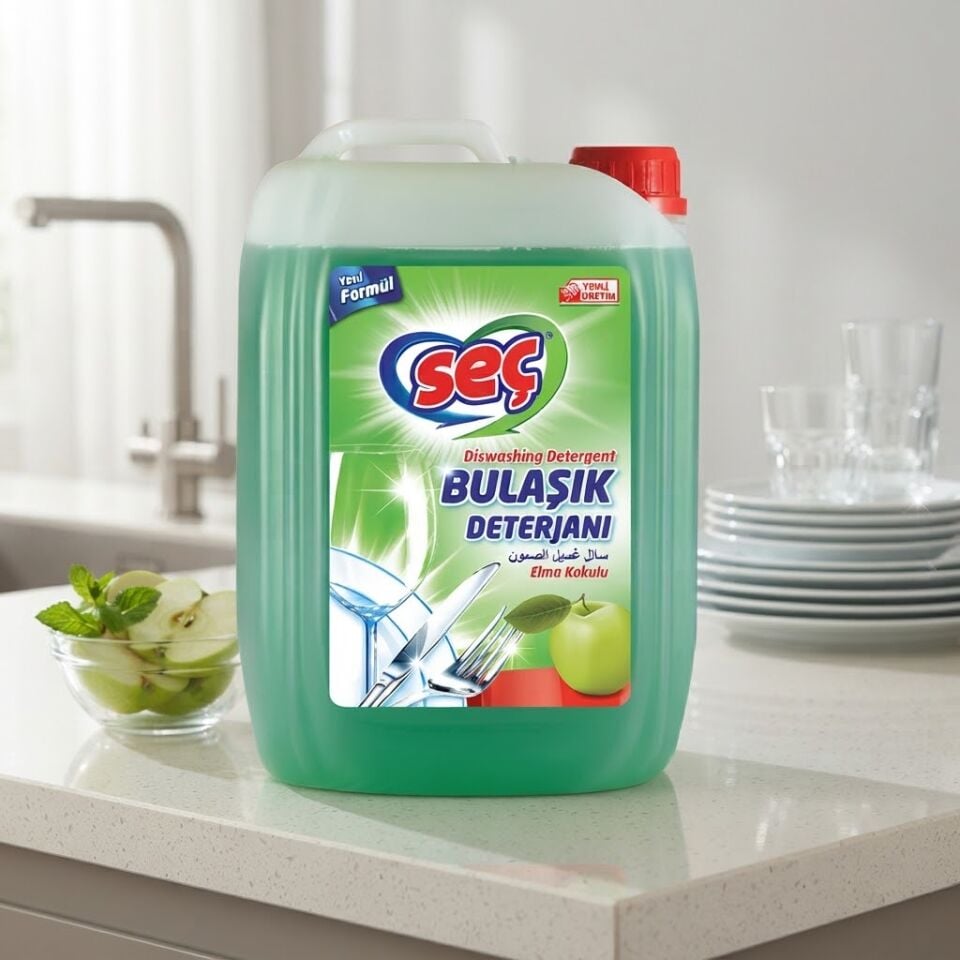 Seç Sıvı Bulaşık Deterjanı Elma 3500 ml